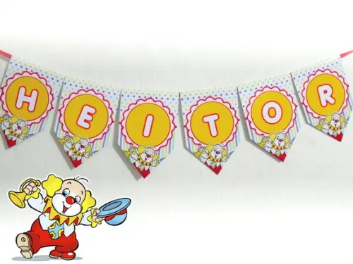 Bandeirolas tema Circo M1