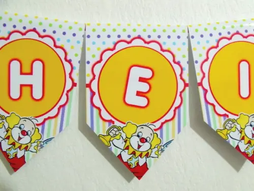 Bandeirolas tema Circo M1