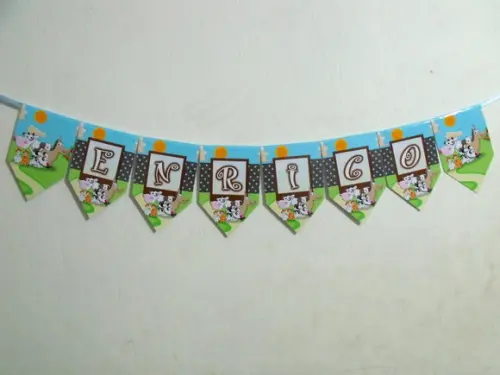 Bandeirolas festa Fazendinha