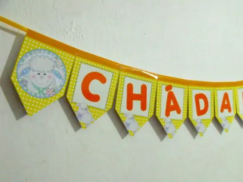 Bandeirolas tema Ovelha M1