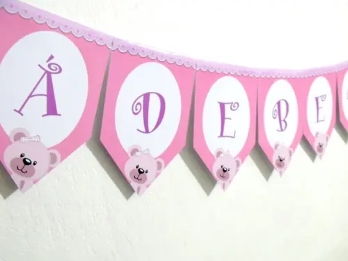 Bandeirolas festa Ursa Rosa M2