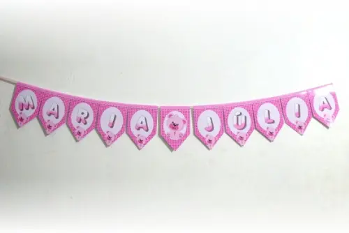 Bandeirolas tema Ursa Rosa M1