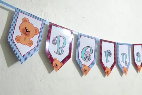 Bandeirolas festa Urso M1