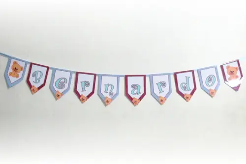 Bandeirolas festa Urso M1