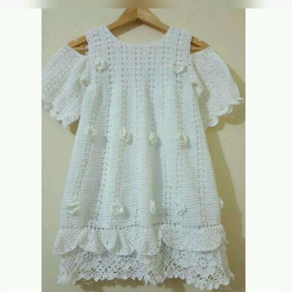 1vestido Infantil De Croche
