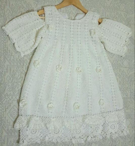 1vestido Infantil De Croche