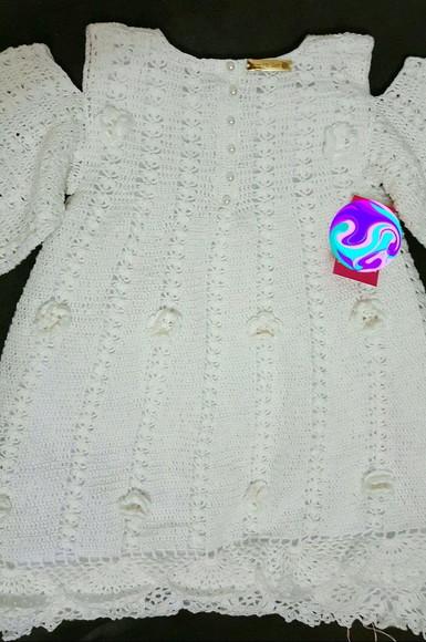 1vestido Infantil De Croche