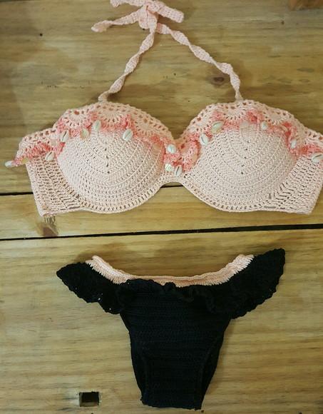 Biquini Croche com Cropped