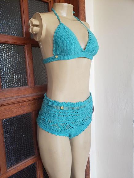 Biquíni Crochê Hot Pants