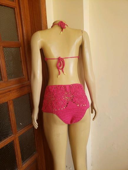 Biquíni Crochê Hot Pants
