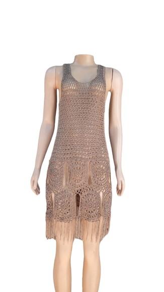 Blusa Croche Squares