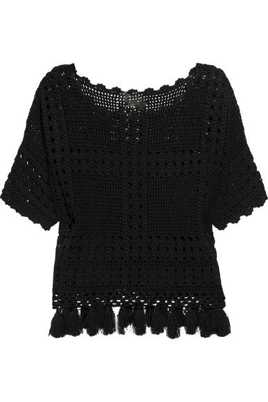 Blusa de Croche com Mangas