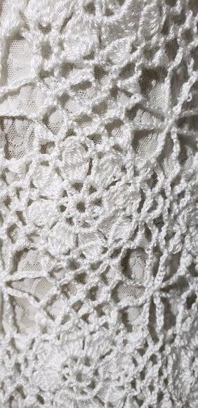 Blusa De Croche Com Manga