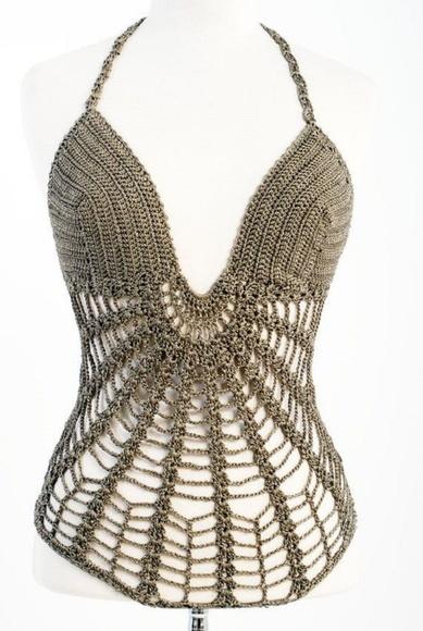 Blusa De Croche Off White
