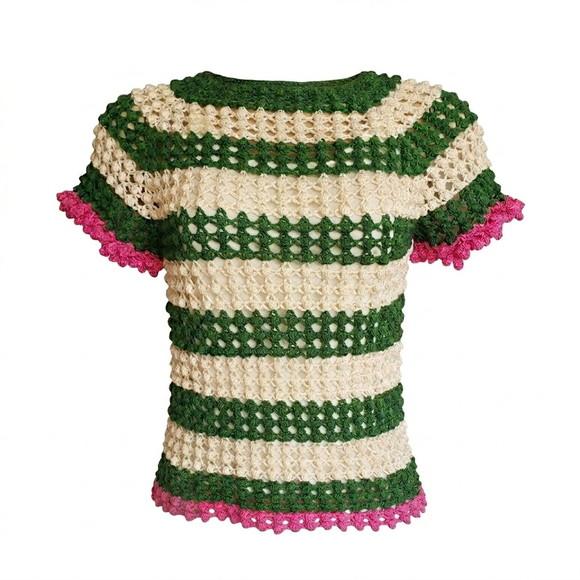 Blusa De Croche Pipoca