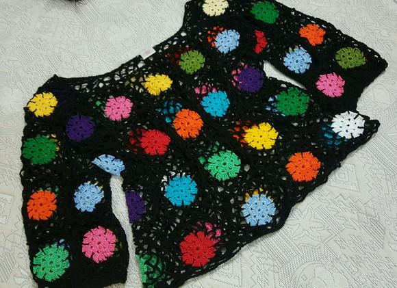 Blusa De Croche Squares