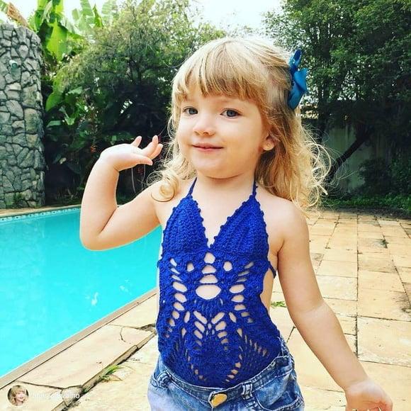 Body Infantil Crochê