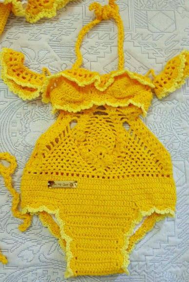 Body de Crochê Infantil