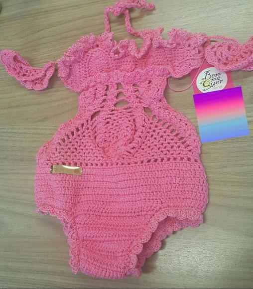 Body Infantil Crochê