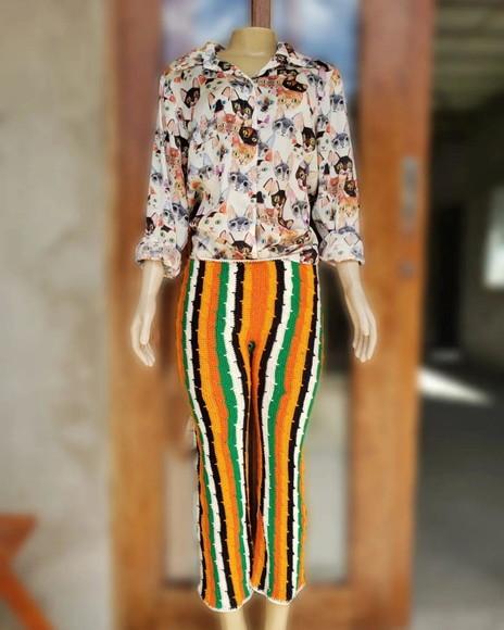 Calça De Crochê