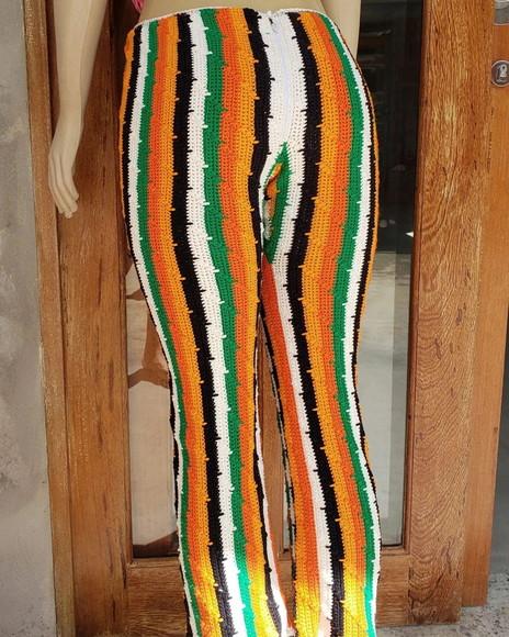 Calça De Crochê