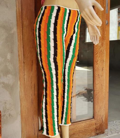 Calça De Crochê