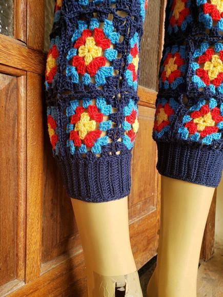 Calça e Blusa de Crochê Squares