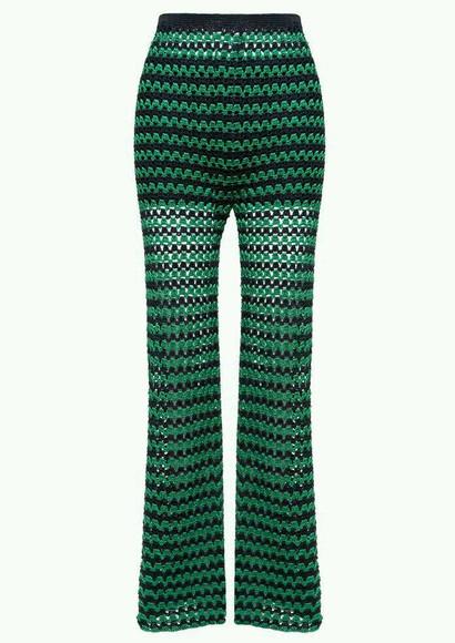Calça Pantacourt Crochê