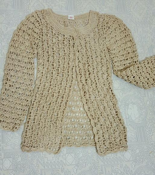 Cardigan de Crochê