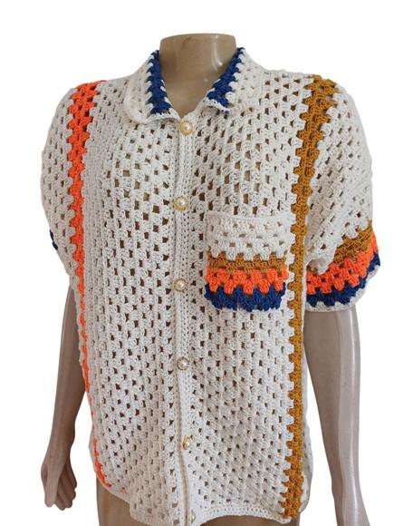 Conjunto de Crochê Masculino