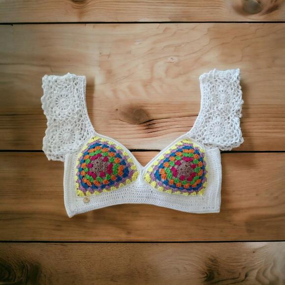 Cropped Crochê