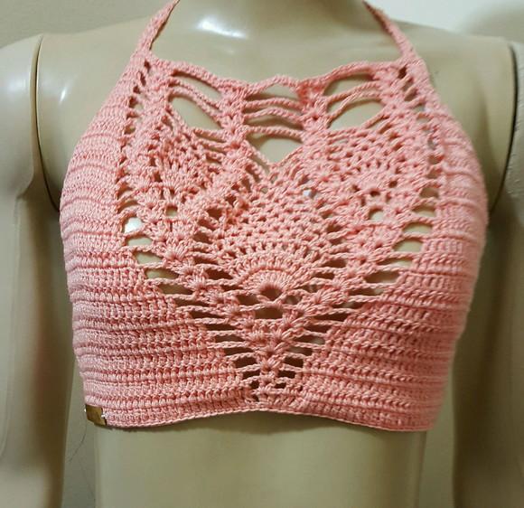 Cropped Crochê