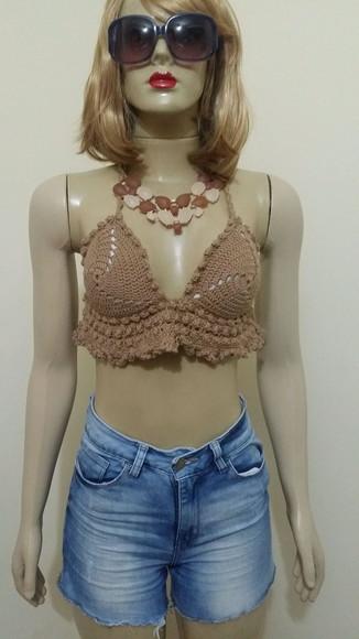 Cropped Crochê