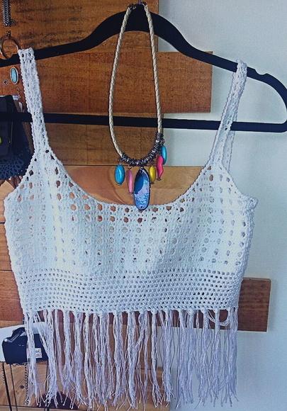 Cropped Crochê