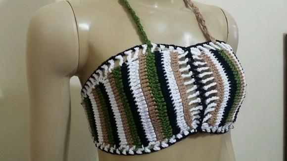 Cropped Crochê