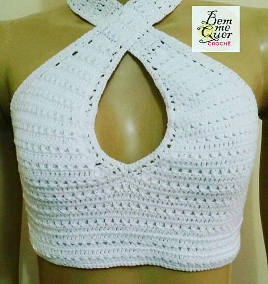 Cropped Crochê