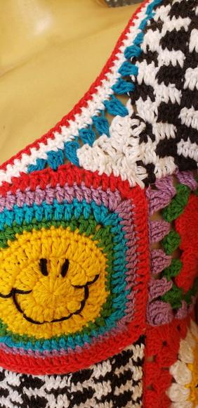 Cropped Crochê Smile