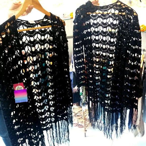 Kimono Croche Franjão Glamour