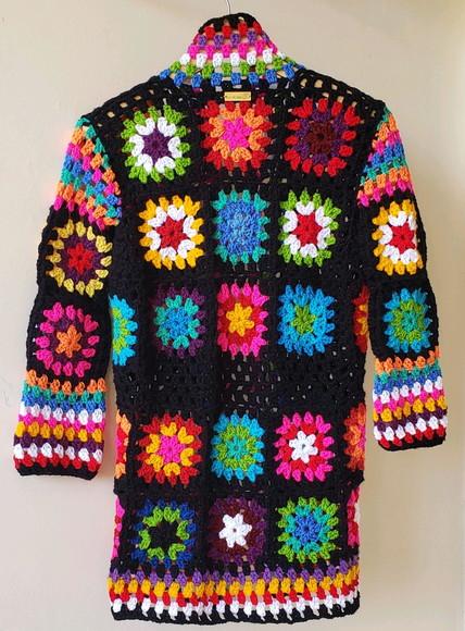 Kimono Crochê Tal Mãe E Tal Filha