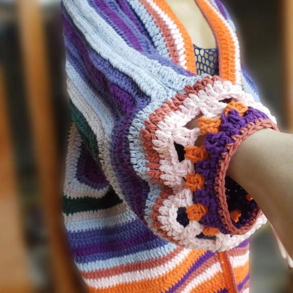 Kimono De Crochê