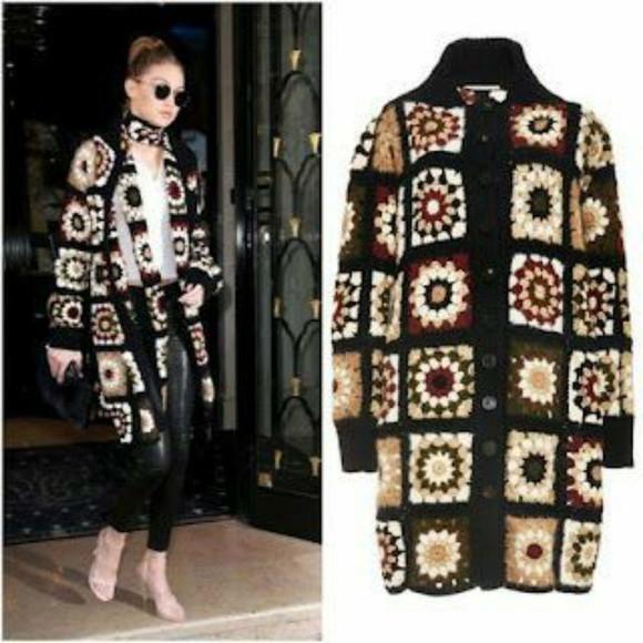Kimono Squares Crochê