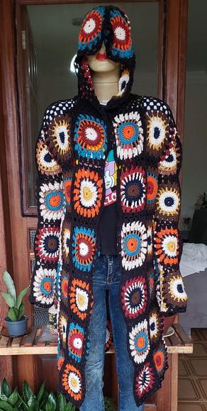 Kimono Squares Crochê