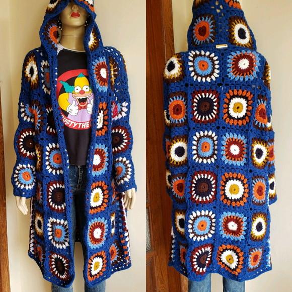 Kimono Squares Crochê