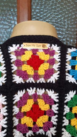Kimono Squares Crochê