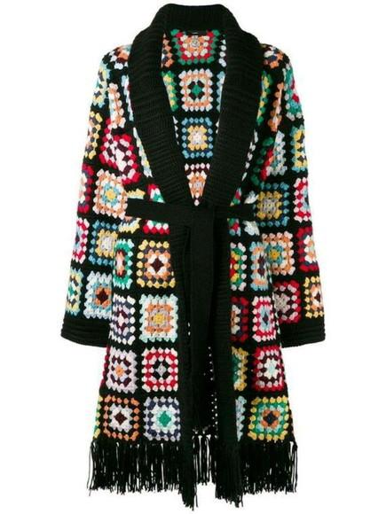Kimono Squares Crochê