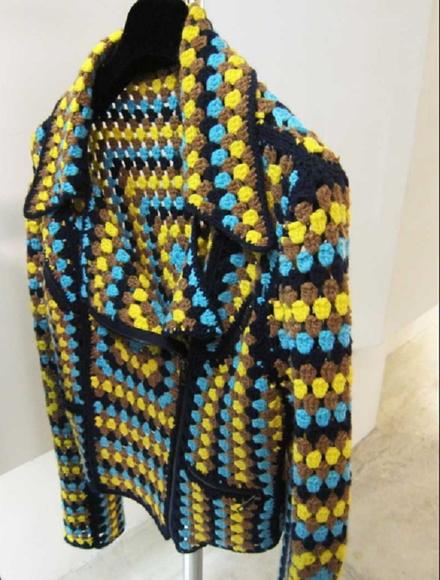 Kimono/casaco De Croche Manga Longa