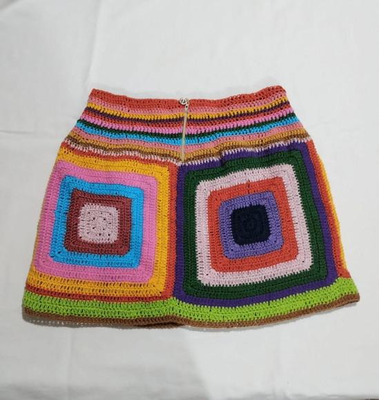Saia Curta em Croche