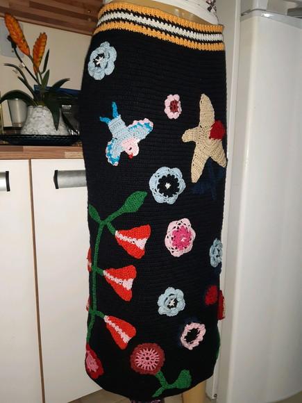 Saia Midi em Croche