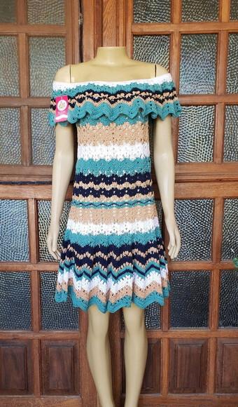 Vestido Ciganinha Croche