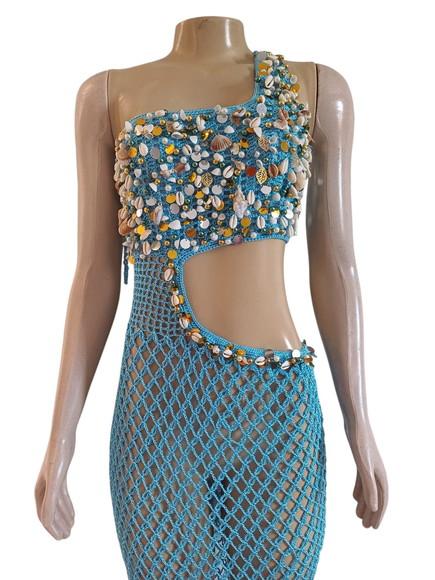 Vestido Crochê Adulto